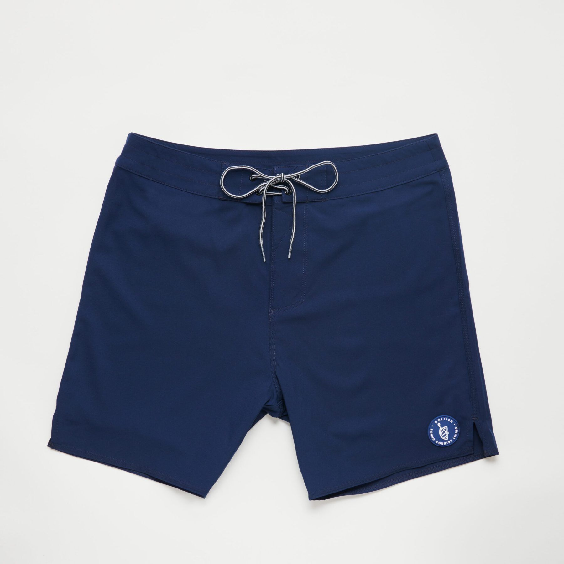 Golfish Board Shorts in navy.