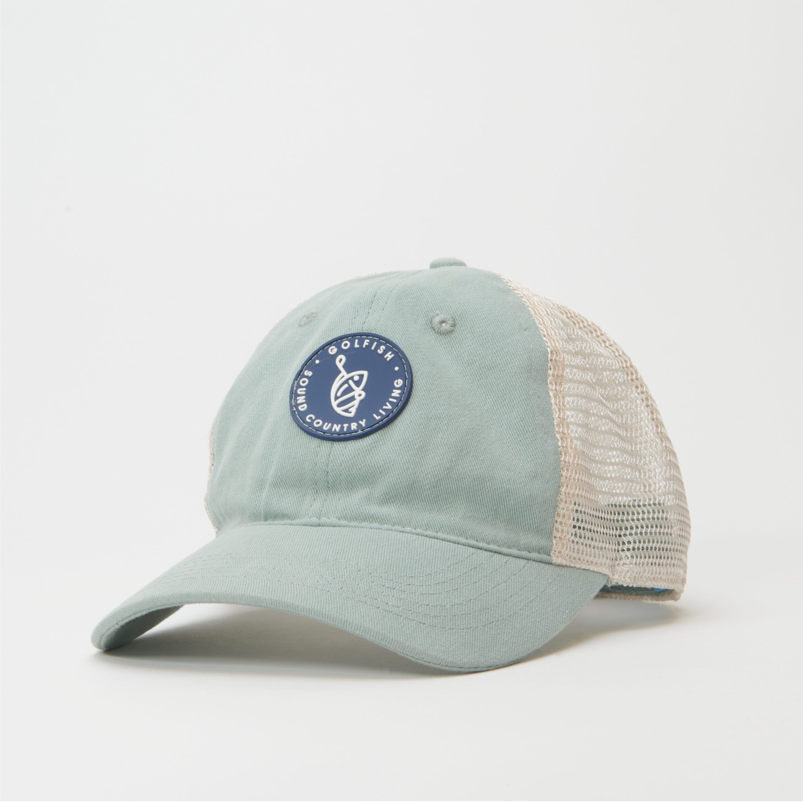 The Whalers Trucker Hat in weathered green.