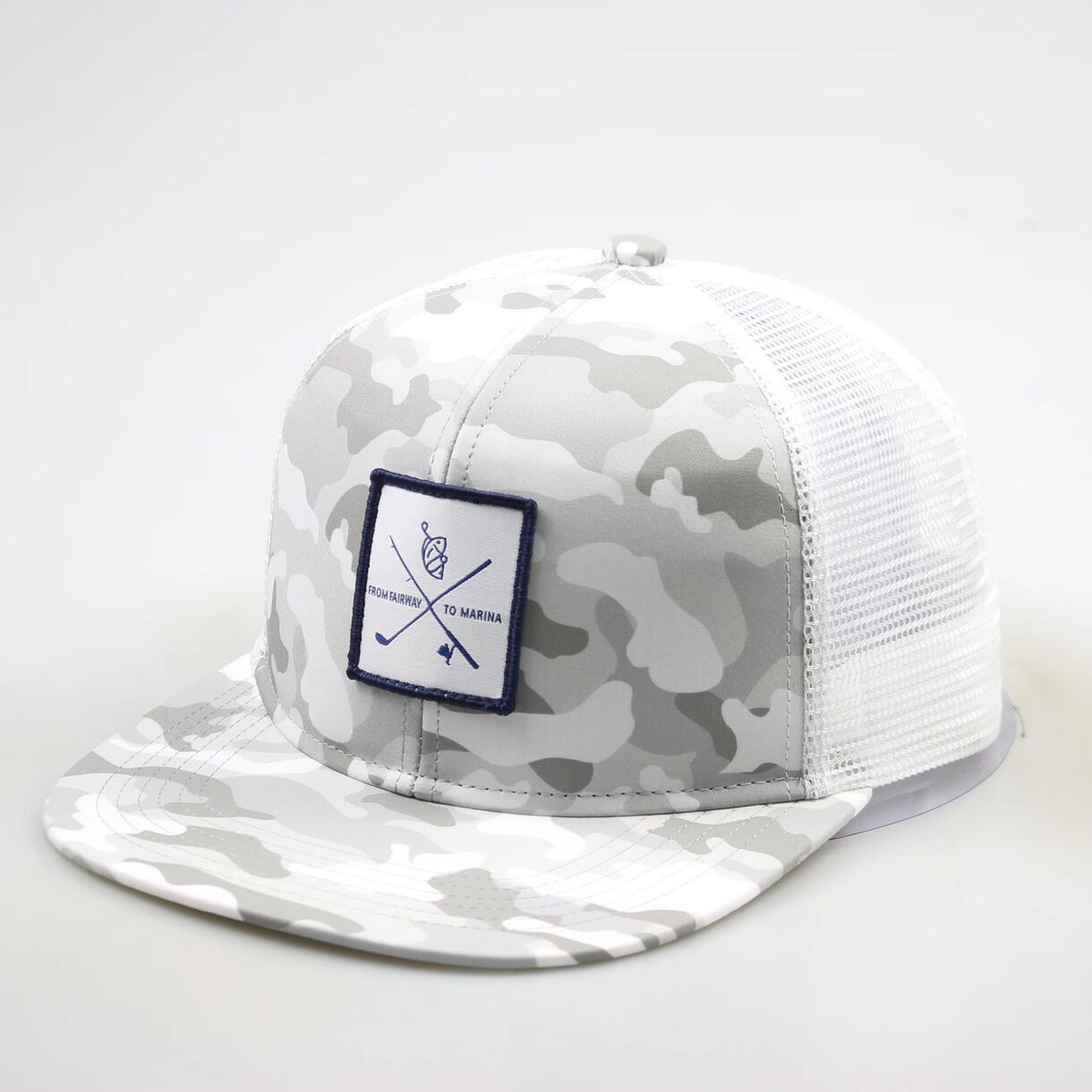 golfish camo trucker hat